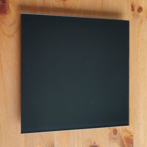 Панель Вентс ФПБ 160 Глас-1 чорний із натурального скла FPB-160-Glas-chornyy фото