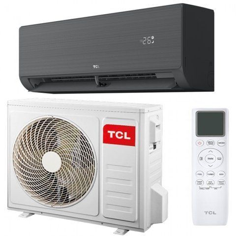 Кондиціонер TCL TAC-12CHSD/ZG41IHB Black Heat Pump Inverter R32 WI-FI TAC-12CHSD/ZG41IHB фото