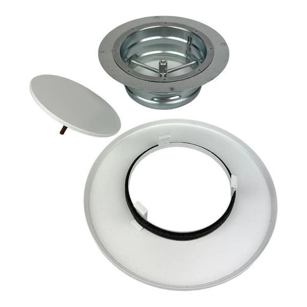 Анемостат универсальный Darco Loft (лофт) ASV-150-ML.B, круглый (белый) ASV-150-LSB-white фото