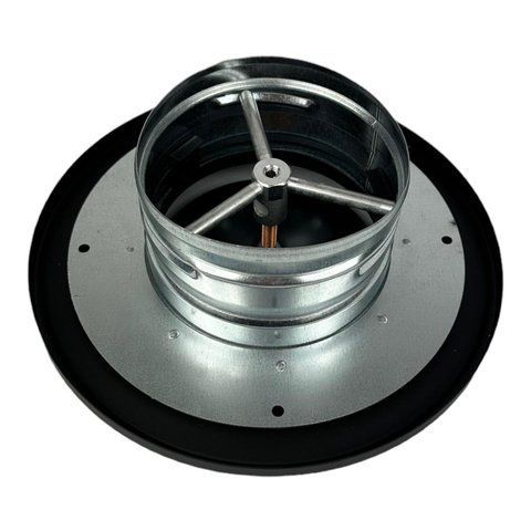 Анемостат универсальный Darco Loft (лофт) ASV-100-ML.CZ, круглый (черный) ASV-100-ML.CZ-1 фото