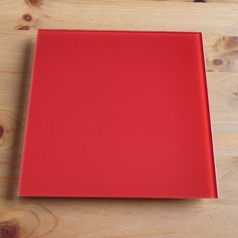 Панель Вентс ФПА 160 Глас-1 червоний із натурального скла FPA-160-Glas-chervonyy фото