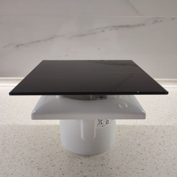 Панель Вентс ФПА 180/125 Глас-1 черный из натурального стекла FPA-180/125-Glas-chornyy фото