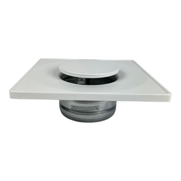 Анемостат универсальный Darco Loft (лофт) ASKV-125-ML.B, квадрат (белый) ASKV-125-HL-white фото