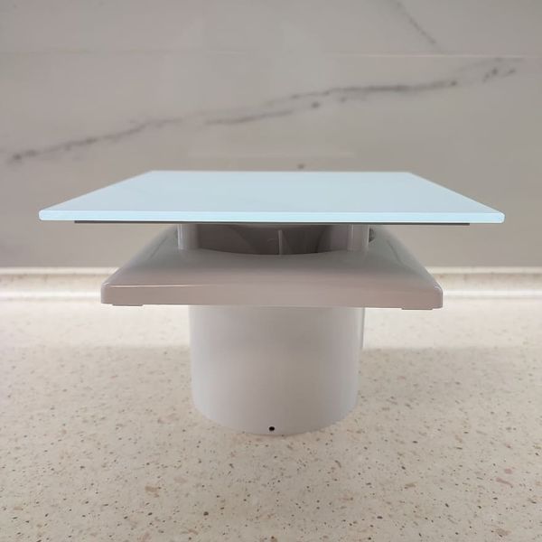 Панель Вентс ФПБ 180/125 Глас-1 из натурального стекла FPB-180/125-Glas-1-white фото